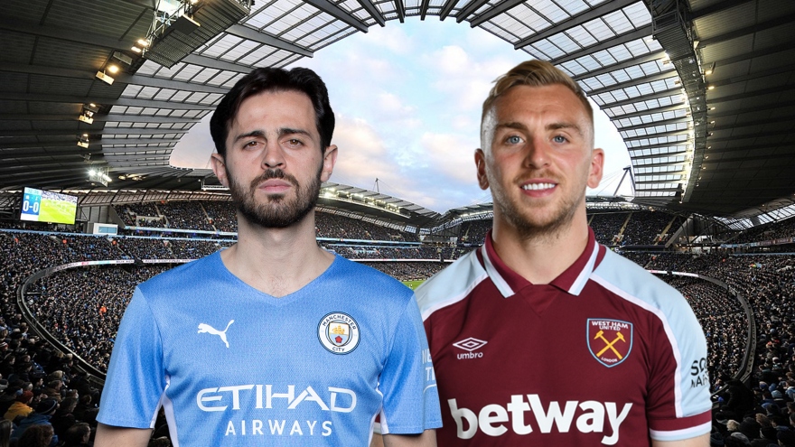 Dự đoán tỷ số, đội hình xuất phát trận Man City - West Ham